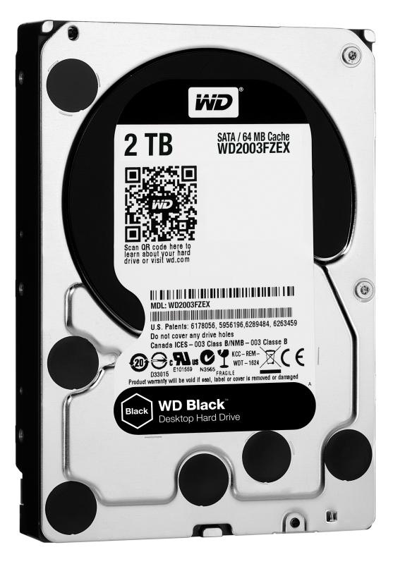 Hard Disk Intern Western Digital Black 2TB, 7200 RPM, SATA III – Performanță și Fiabilitate