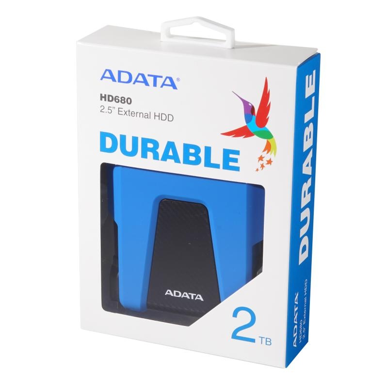 HDD extern Adata HD680, 2TB, Albastru, USB 3.1 - 2 | YEO