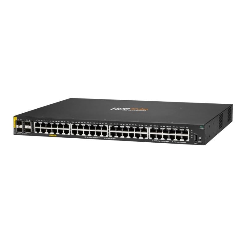 HPE Aruba Networking CX 6000 48G Class4 PoE 4SFP 370W Switch - 2 | YEO