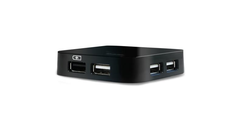 Hub USB D-Link DUB-H4, 4 porturi USB 2.0, negru - 1 | YEO