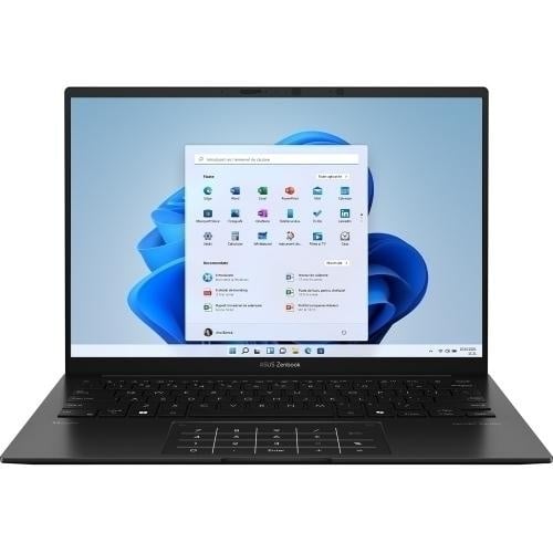 Laptop ASUS Zenbook 14 OLED, UM3406HA-PP082, 14.0-inch, 3K (2880 x 1800) OLED 16:10 aspect ratio, AMD Ryzen™ 7 8840HS Processor 3.3GHz (24MB Cache, up to 5.1 GHz, 8 cores, 16 Threads); AMD XDNA™ NPU up to 16TOPS, AMD Radeon™ Graphics, 1x M.2 2280 PCIe