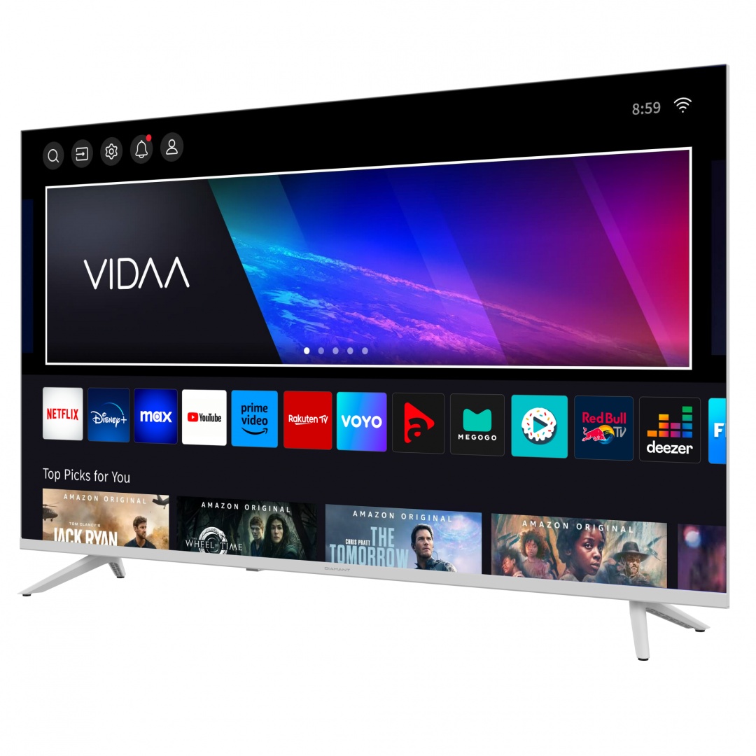 LED TV DIAMANT SMART 43HL4331F/C, 109 cm, Full HD, Alb, VIDAA - 2 | YEO