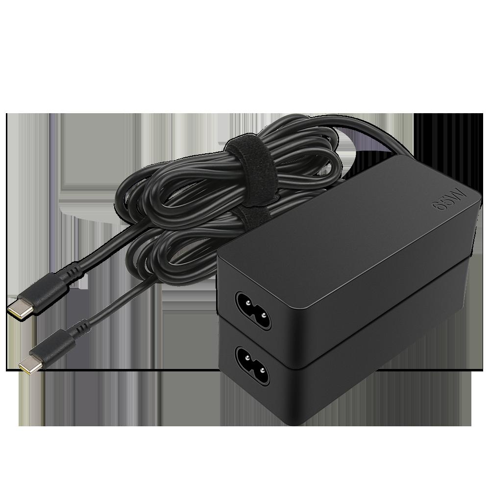 Lenovo 65W Standard AC Adapter (USB Type-C); Output: 20V/3.25A; 15V/3A; 9V/2A; 5V/2A, 222g - 1 | YEO