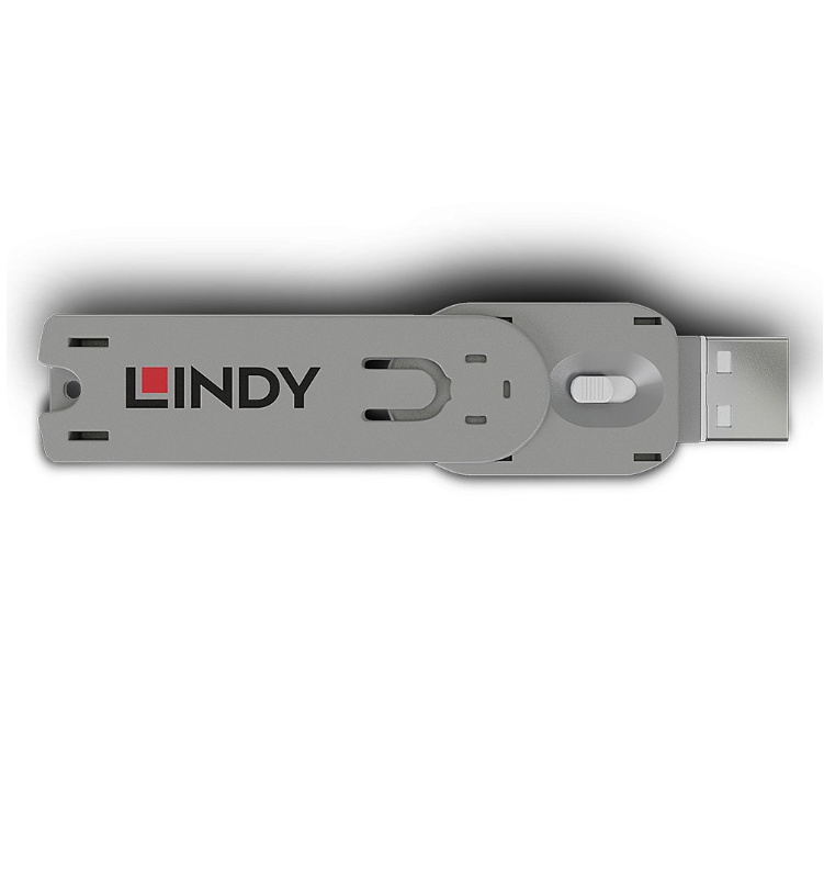 Lindy USB Type A Port Blocker Key, alb - 1 | YEO