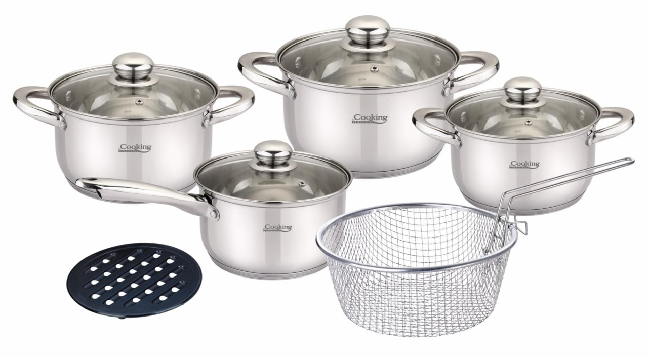 MADELINE, SET GATIT INOX 10 PIESE, COOKING BY HEINNER