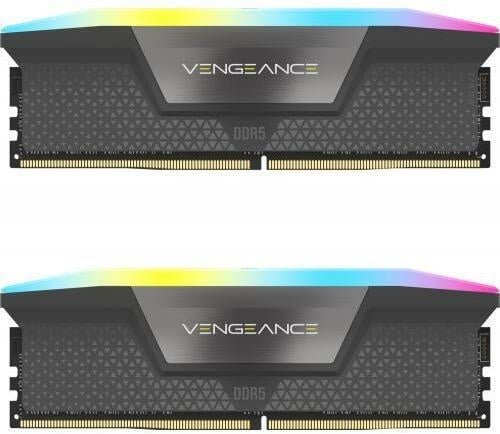 Memorie RAM Corsair Vengeance RGB 64GB DDR5 5600MHz CL40 Kit of 2 - 1 | YEO