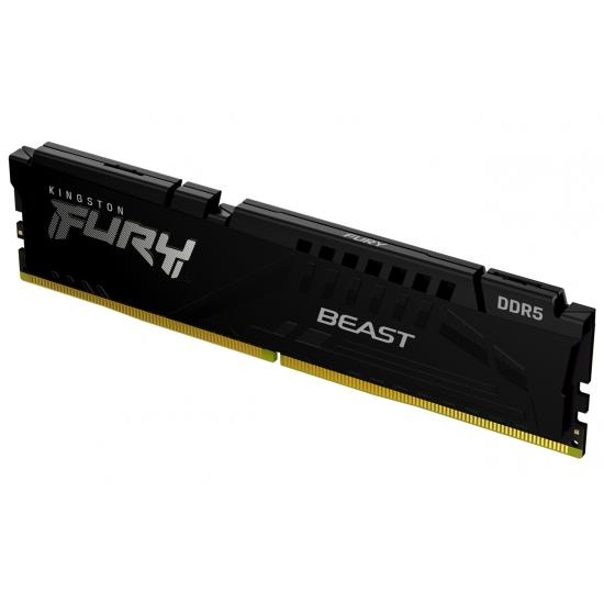 Memorie RAM Kingston, DIMM, DDR5, 32GB, 5200MHz, CL36, 1.35V, FURY Beast - 3 | YEO