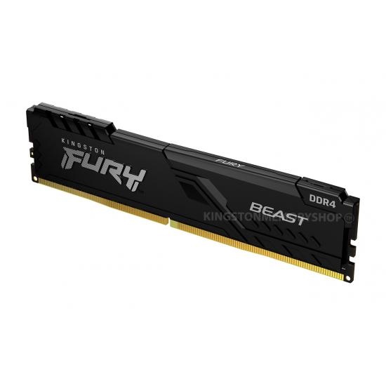 Memorie RAM Kingston Fury Beast, DIMM, DDR4, 32GB, 3200MHz, CL16, 1.35V, Kit of 2 - 2 | YEO