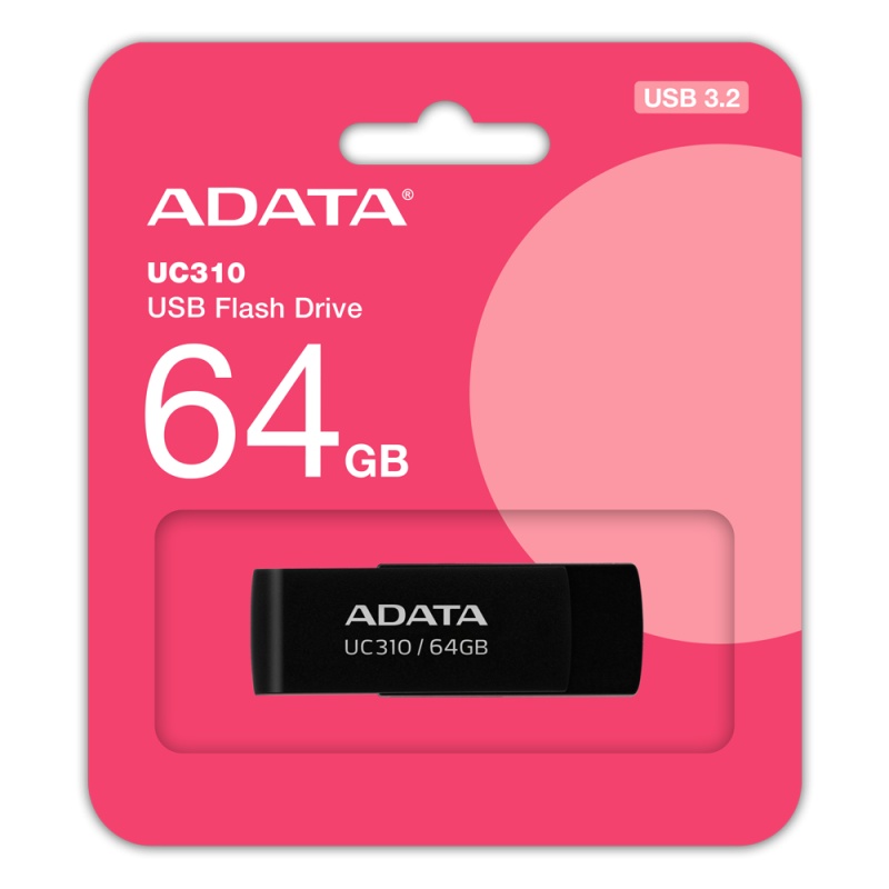 Memorie USB Flash Drive Adata 64GB USB 3.2 Negru - 2 | YEO