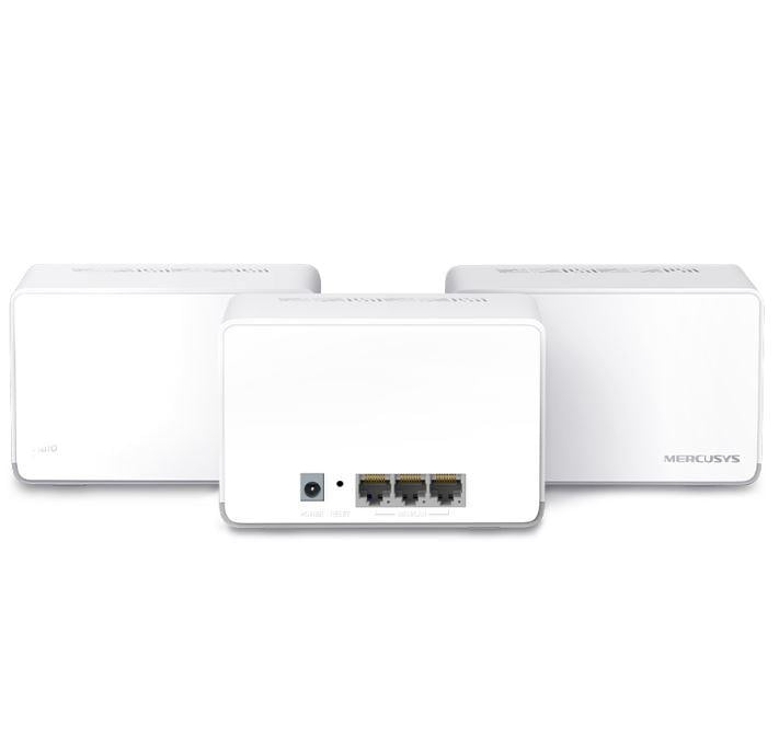 Mercusys AX1800 Whole Home Wi-Fi system HALO H70X(3-PACK),wi-fi 6 Dual-Band, Standarde Wireless: IEEE 802.11ax/ac/n/a 5 GHz, IEEE 802.11ax/n/b/g 2.4 GHz, viteza wireless: 1201 Mbps on 5 GHz, 574 Mbps on 2.4 GHz, Securitate wireless: - 2 | YEO