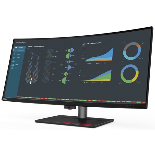 Monitor LEDLenovo ThinkVision P40w-20, 39.7, IPS UHD, 4ms, 75Hz, negru - 3 | YEO