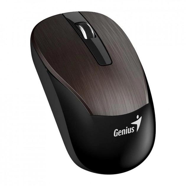 Mouse Genius ECO-8015 Wireless, 1600 dpi, maro - 1 | YEO