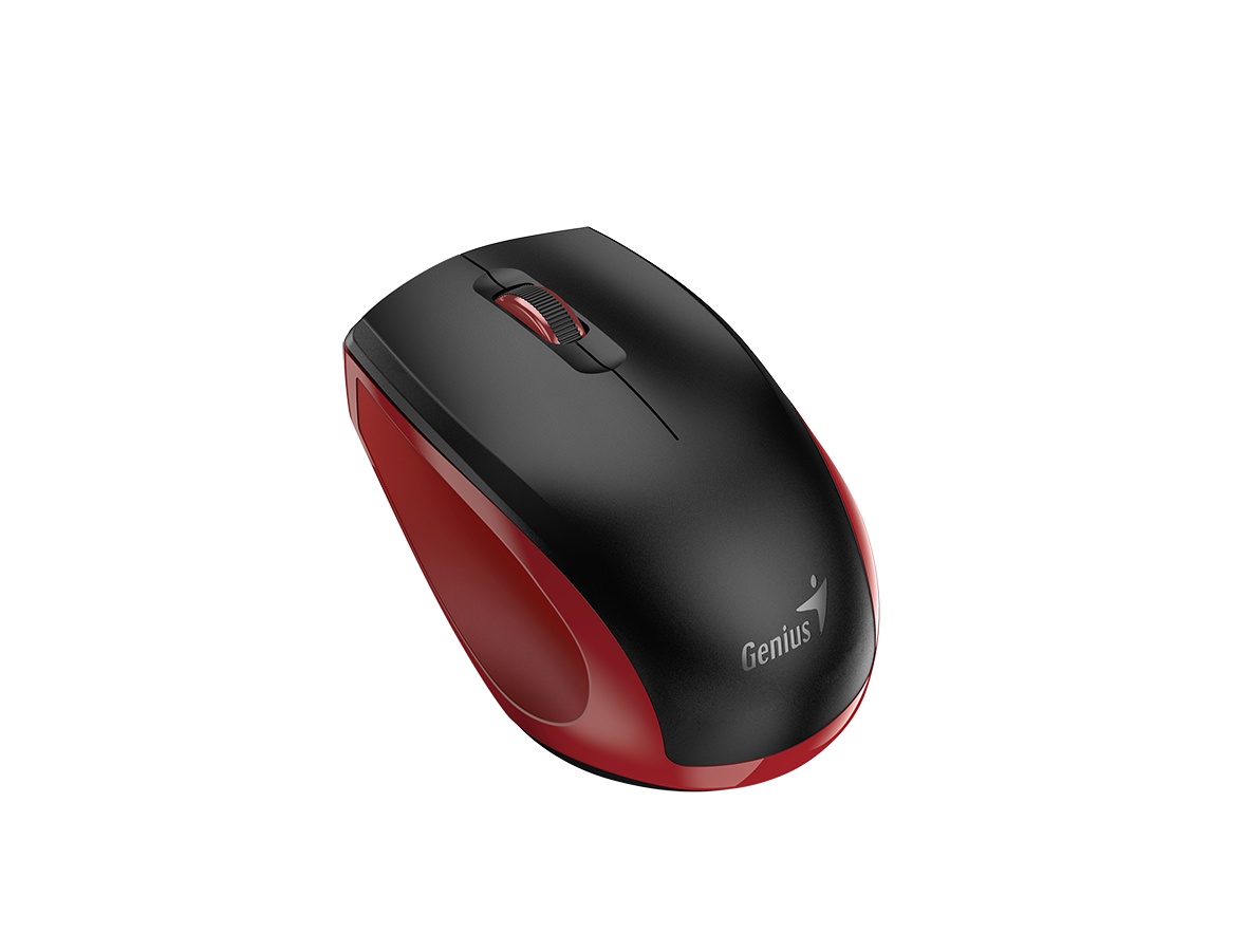 Mouse Genius wireless NX-8006S, wireless, negru-rosu