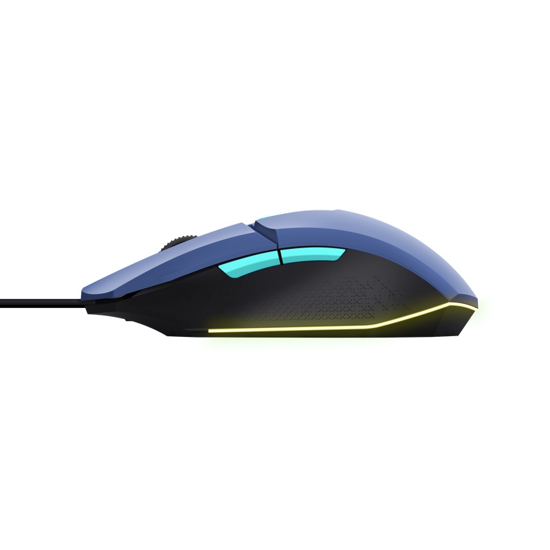 Mouse Trust GXT110W Felox cu fir 400 DPI, albastru - 2 | YEO