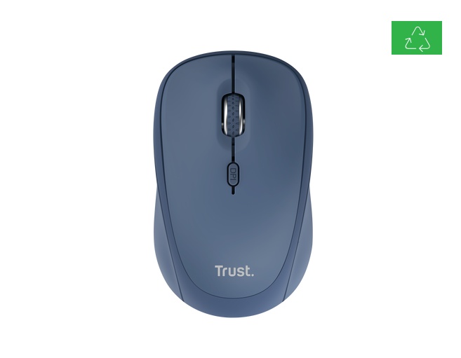 Mouse wireless Trust Yvi, rezolutie maxima 1600 DPI, albastru