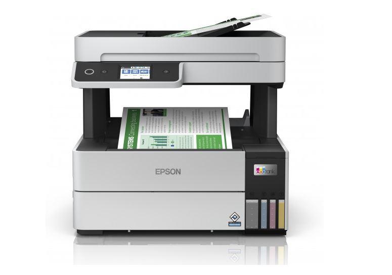 Multifunctional inkjet color Epson EcoTank CISS L6460, dimensiune A4 (Printare,Copiere, Scanare), printare borderless, viteza 37ppm alb-negru, 23ppm color, rezolutie 4800x1200 dpi, alimentare hartie 250 coli + 35 coli ADF, duplex automat ,scanner CIS