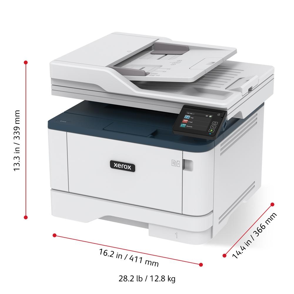 Multifunctional laser mono Xerox Workcentre B315V_DNI, (Tiparire, Copiere, Scanare, Fax),Dimensiune: A4, Viteza: 42 ppm, Duplex, Rezolutie: 600X600 dpi, Procesor: 1 Ghz, Memorie: 512mb, Alimentare cu hartie standard: 250 coli, DADF, Limbaje de imprimare: