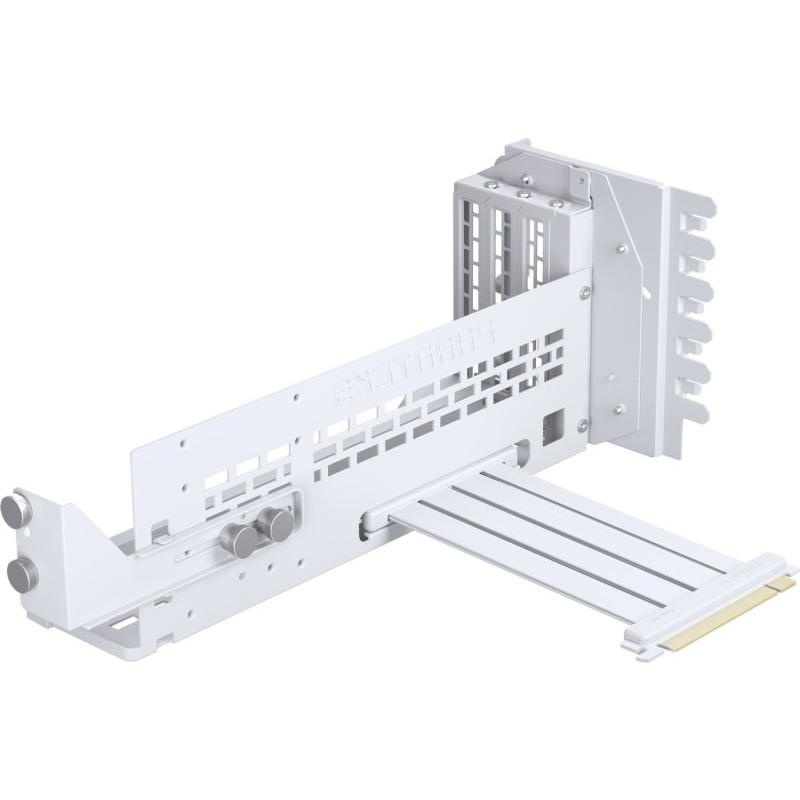 PHANTEKS Vertical GPU Bracket White, PCIe-Standard 4.0 x16 Riser Cable, DRGB 220mm - 1 | YEO