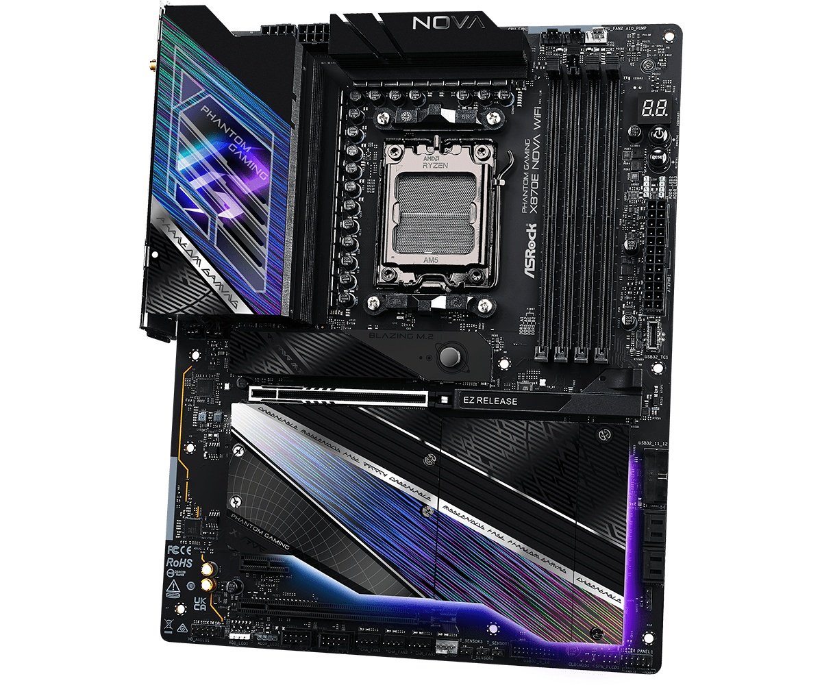 Placa de Baza ASROCK X870E NOVA WIFI AM5 - 4 | YEO