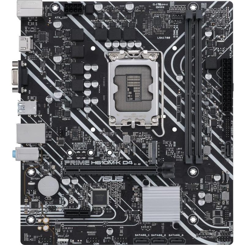 Placa de baza Asus PRIME H610M-K D4, LGA 1700