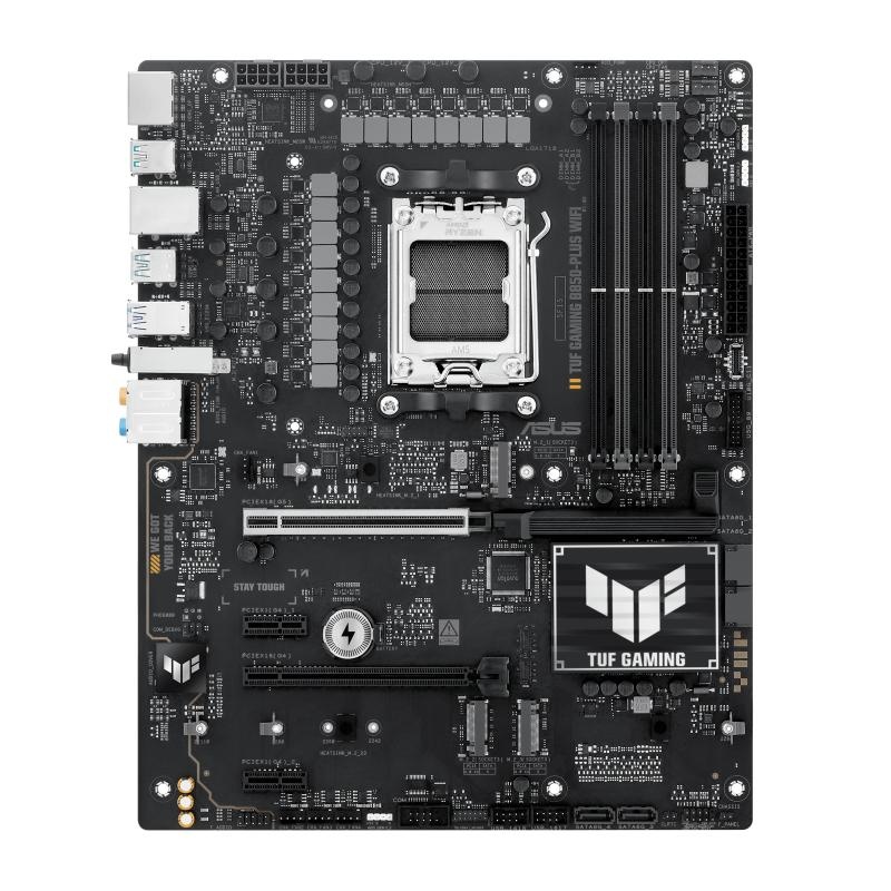 Placa de Baza ASUS TUF GAMING B850-PLUS WIFI AM5, 4x DDR5, 1x DP 1x HDMI, 1x PCIE 5.0 2x PCIE 4.0 x16 2x PCIE 4.0 x1, 3x M.2, 4x SATA 6GB/s, ATX - 1 | YEO