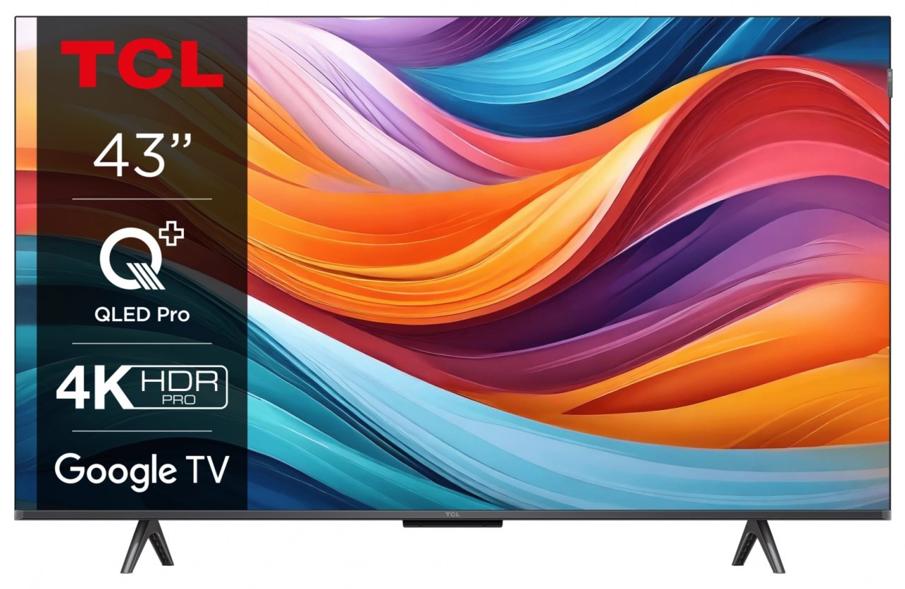 Qled TV 4K 43\'\'(109cm) TCL 43T7B (Model 2024)