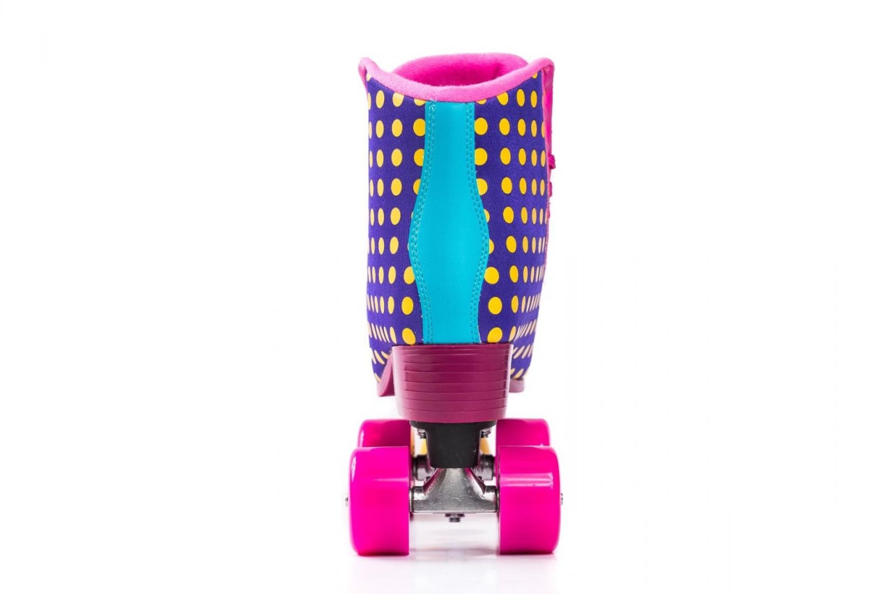 Role de damă Bliss Dots Mauve, mărimea 32 EU, culoare mov – patine cu rotile de înaltă calitate pentru patinaj artistic - 3 | YEO