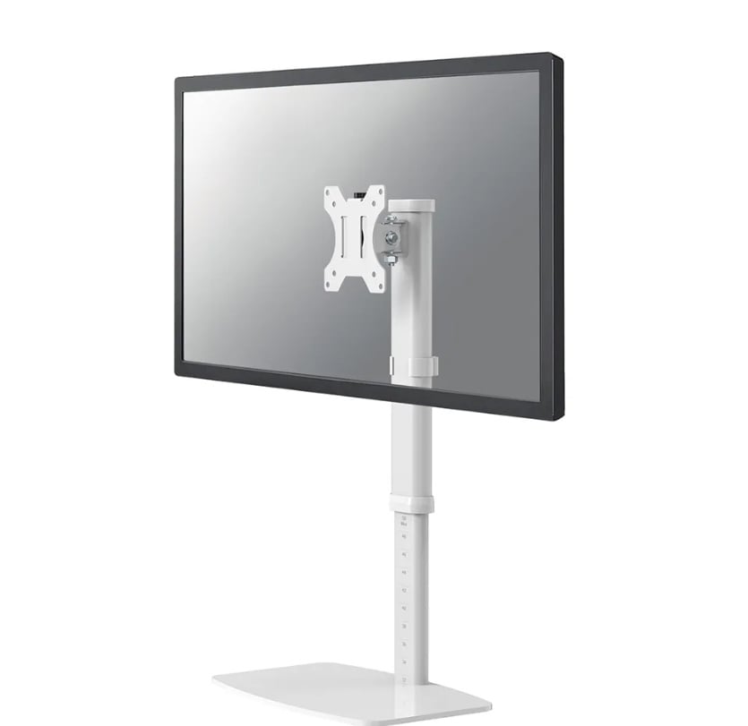 Suport dublu monitor de birou Neomounts FPMA-D890WHITE; pentru display- uri cu diagonale 10