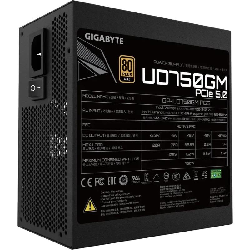 Sursa Gigabyte 750W UD750GM PG5 80 PLUS GOLD - 3 | YEO