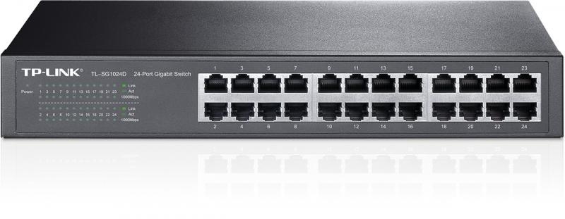 Switch TP-Link TL-SG1024D, 24 port, 10/100/1000 Mbps