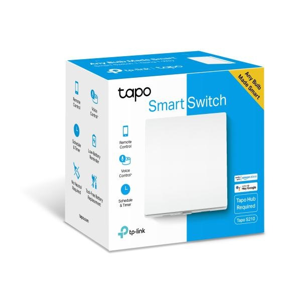 TP-LINK TAPO S210 INTRERUPATOR INTELIGENT (NECESITA HUB TAPO)