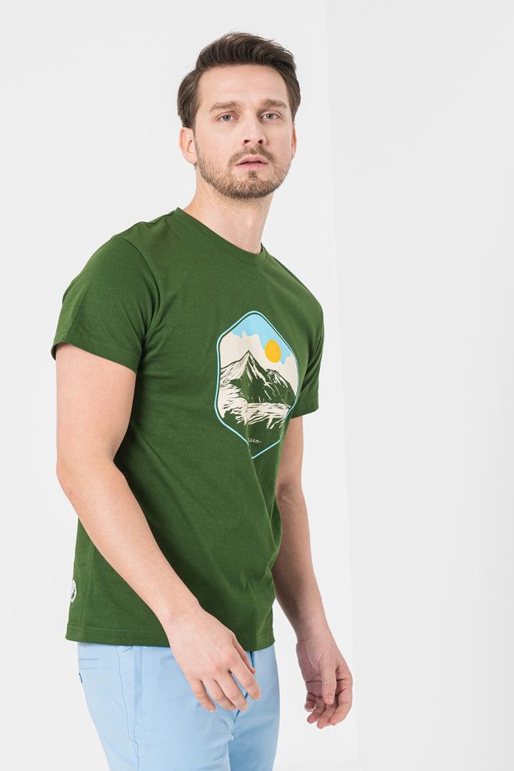 TRICOU CASUAL MOLDOVEANU BARBATI BOTTLE GREEN-L - 3 | YEO