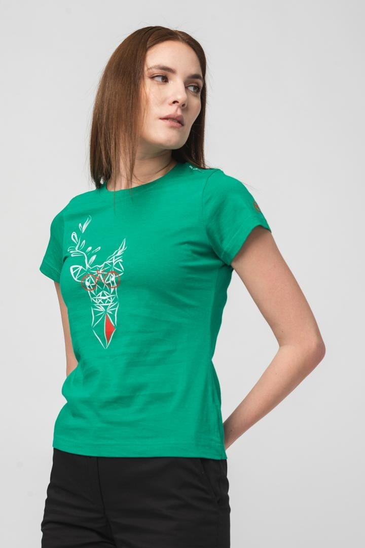 TRICOU CERB FAMILIE FEMEI K GREEN-S - 3 | YEO