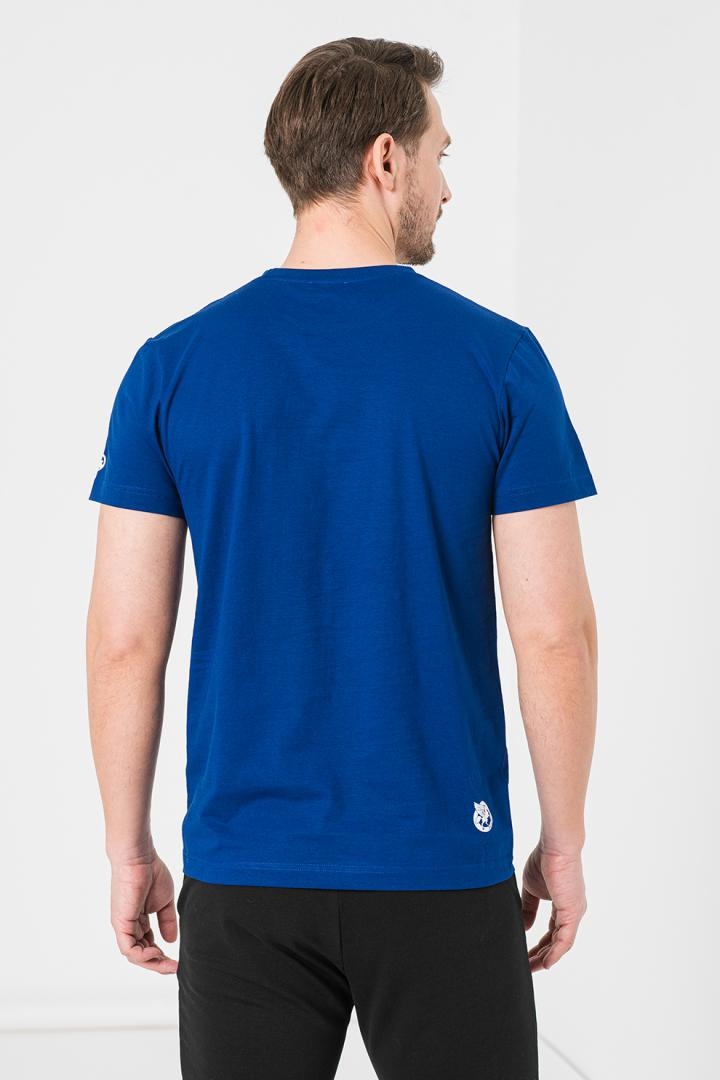 TRICOU LOGO MULTICOLOR BARBATI ROYAL BLUE-XL - 2 | YEO