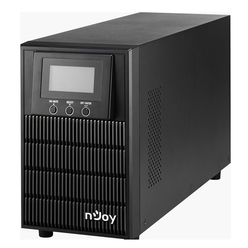 UPS nJoy Aten PRO 1000, 1000VA/800W, On-line (double convension UPS), LCD Display, 3 Prize Schuko cu Protectie, Tower, Smart SNMP & USB & RS- 232, Efficiency up to 88%, Software management - 2 | YEO