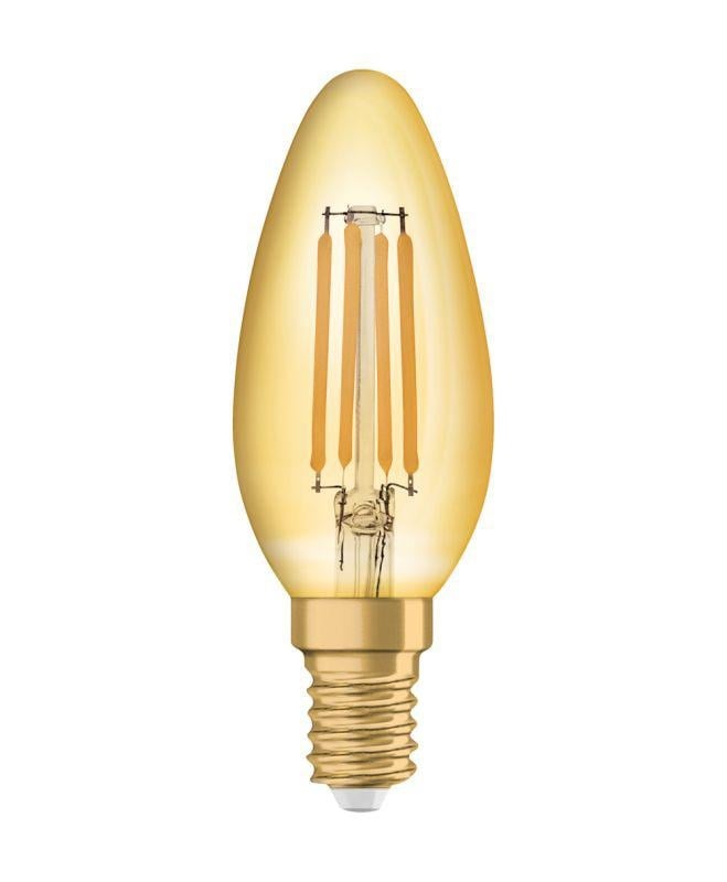 Bec LED Osram Vintage 1906 CLAS B, E14, 4W (35W), 410 lm, lumina calda(2400K), cu filament