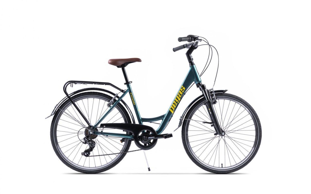 Bicicleta Oras Pegas Comoda Verde Pin ( AL)