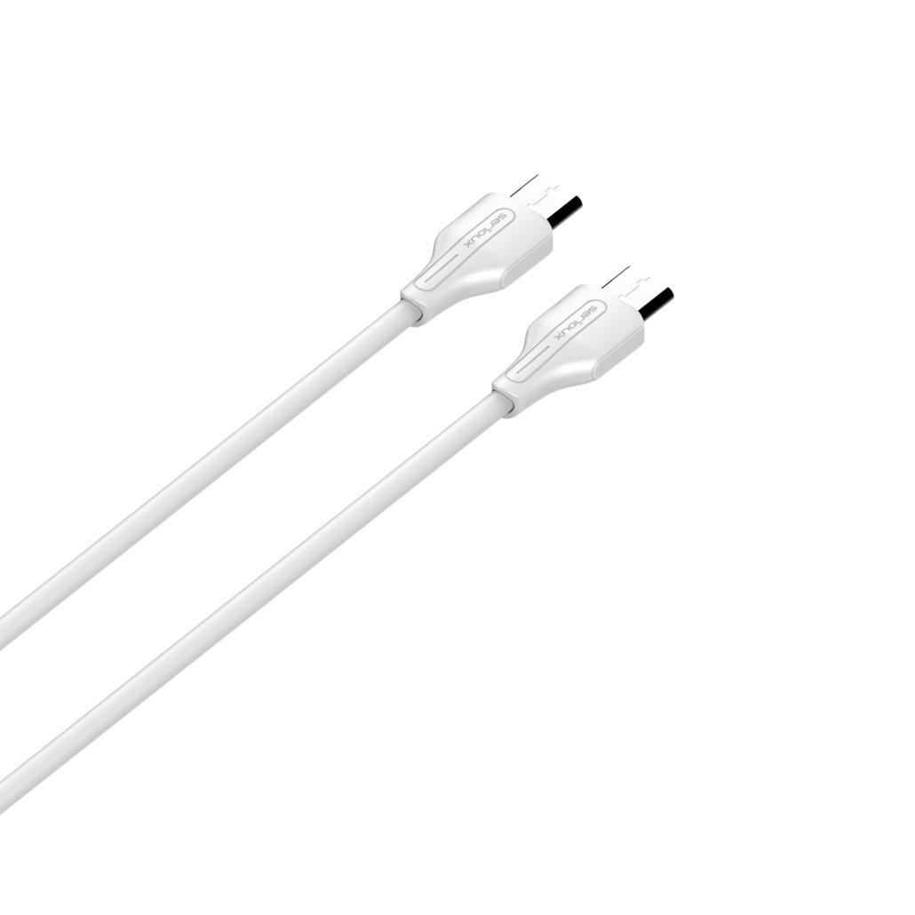 Cablu Serioux TYPE-C - TYPE-C 1M60W.Lungime: 100 cm, Ieșire: 65W, tip cablu: USB-C la USB-C, culoare: Alb, funcție: încărcare și sincronizare - 1 | YEO