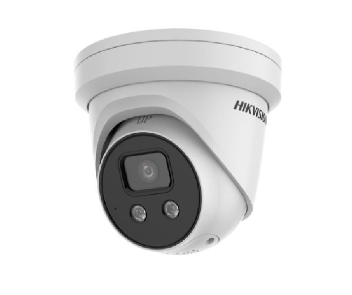 Cameră de supraveghere IP Hikvision DS-2CD2386G2-ISU/SL 2.8mm – 8MP, IR 30m, AcuSense, microfon și difuzor integrate