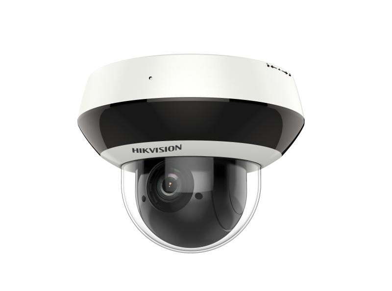 Camera de supraveghere IP Mini Dome PTZ 4X Outdoor 4MP Hikvision DS-2DE2A404IW-DE3/W(C0)(S6)(C), lentila varifocala: 2.8-12mm, iluminare min: Color: 0.005 Lux @ (F1.5, AGC ON), B/W: 0.001 Lux @ (F1.5, AGC ON), 0 Lux cu IR: 20m, microfon incorporat,