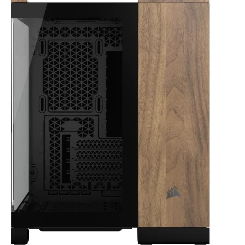 Carcasa CORSAIR 2500X Micro ATX Dual Chamber Black/Walnut Wood - 2 | YEO