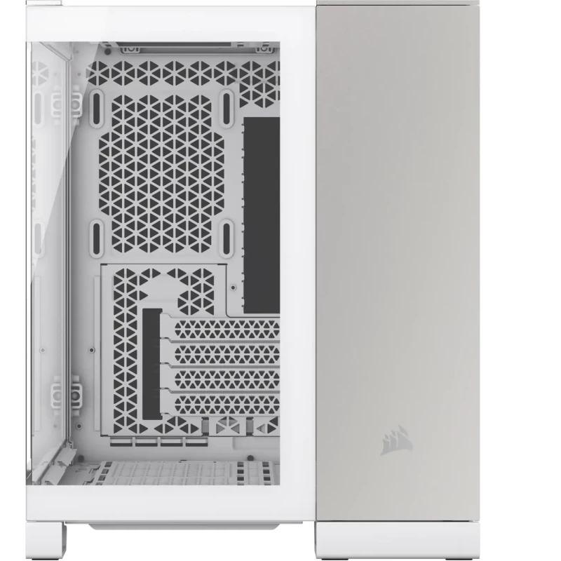 Carcasa CORSAIR 2500X Micro ATX Dual Chamber White/Satin Gray Aluminium - 2 | YEO