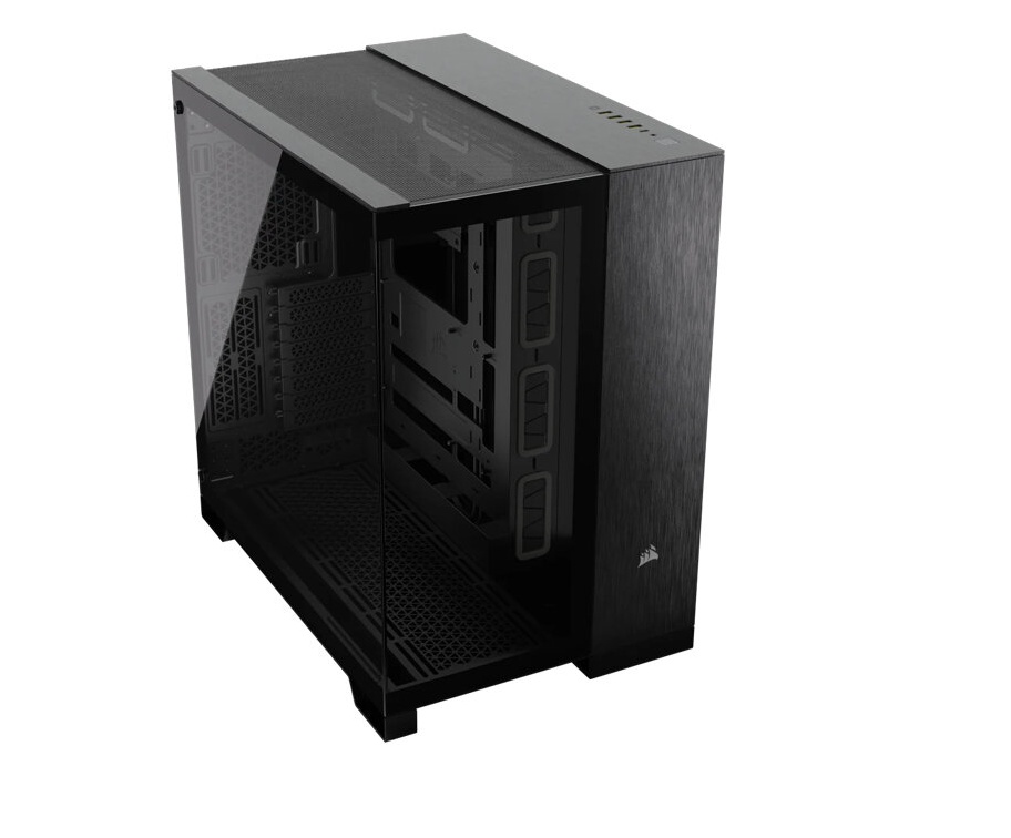 Carcasa CORSAIR 6500X Mid Tower DUAL CHAMBER NEGRU/OBSIDIAN ALUMINIUM