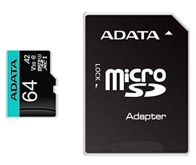 Card de Memorie MicroSD Adata 64GB, Adaptor SD, Class 10 - 2 | YEO