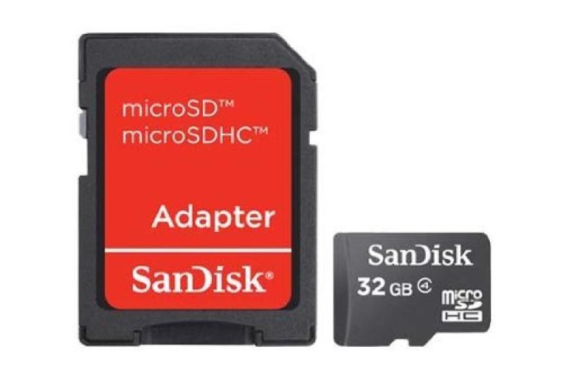 Card de Memorie MicroSD SanDisk 32GB, Adaptor SD, Class 4 - 1 | YEO