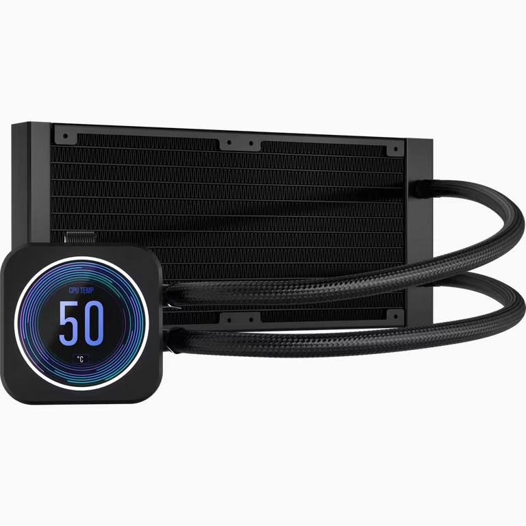 Cooler Procesor CORSAIR H100i ELITE LCD XT NEGRU - 1 | YEO