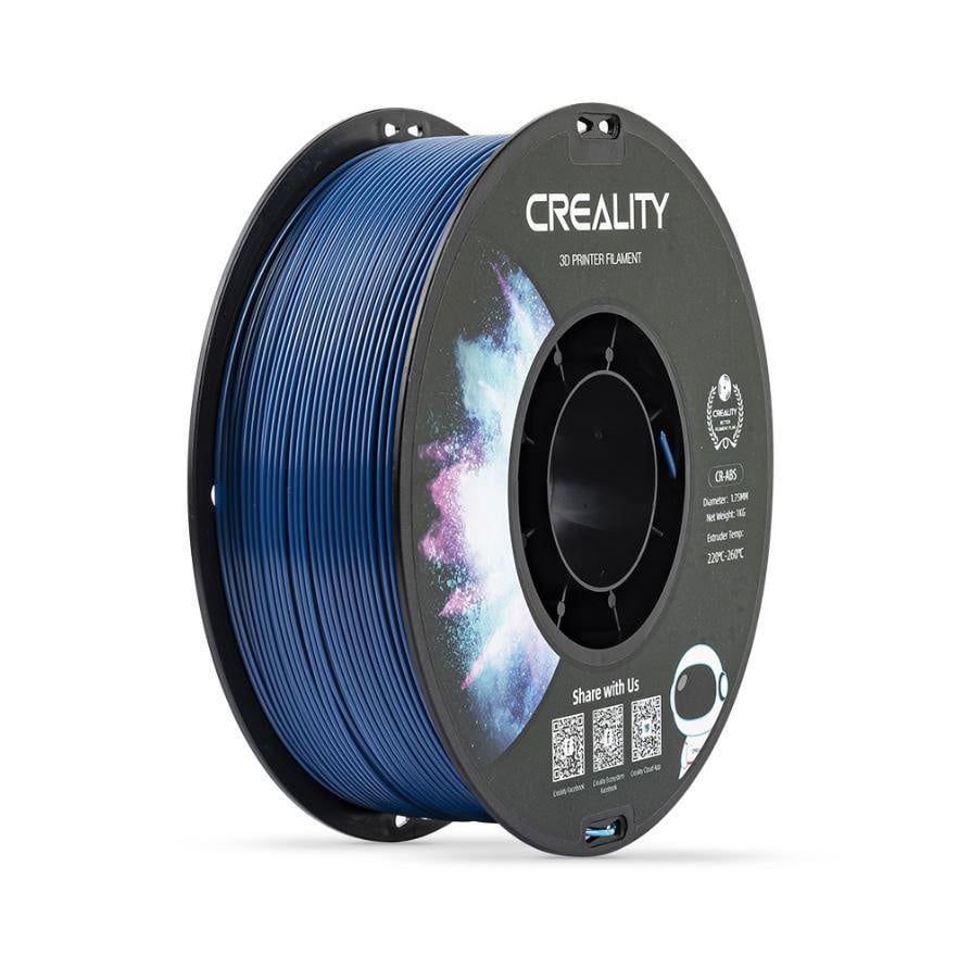 CREALITY CR-ABS 3D Printer Filament, BLUE ,temperatura printare: 220-260, Diametru Filament: 1.75mm, rezistenta la tractiune: 43MPa,diametru suport filament: 200mm, NON-Toxic, Utilizare: pana la 6 luni de la deschiderea ambalajului. - 1 | YEO