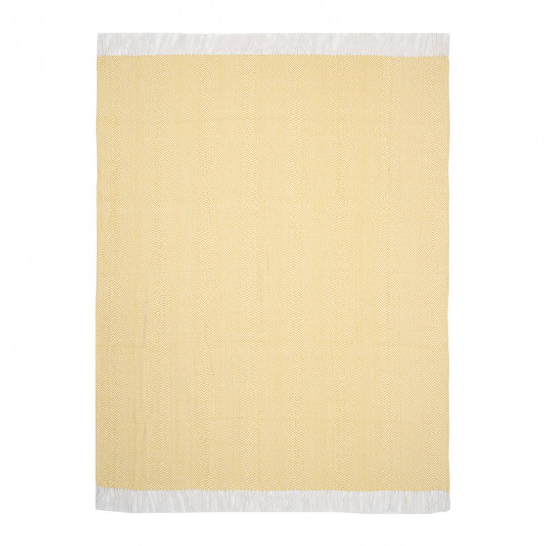 CUVERTURA PLED 160X200 CM ZIG YELLOW - 3 | YEO