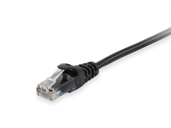 EQUIP 625451 Cat.6 U/UTP Patch Cable, 2.0m , Black, 8.34x11.68x2000mm - 1 | YEO