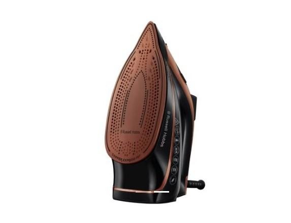 Fier de calcat Russell Hobbs Copper Express Pro 23986-56, 2600 W, Talpa cu infuzie de cupru, 150 g/min, 315 ml, Autocuratare, Negru/Bronz - 1 | YEO